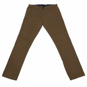 Jachs New York Bowie Fit Men’s Brown Chino Dress Pants Size 34